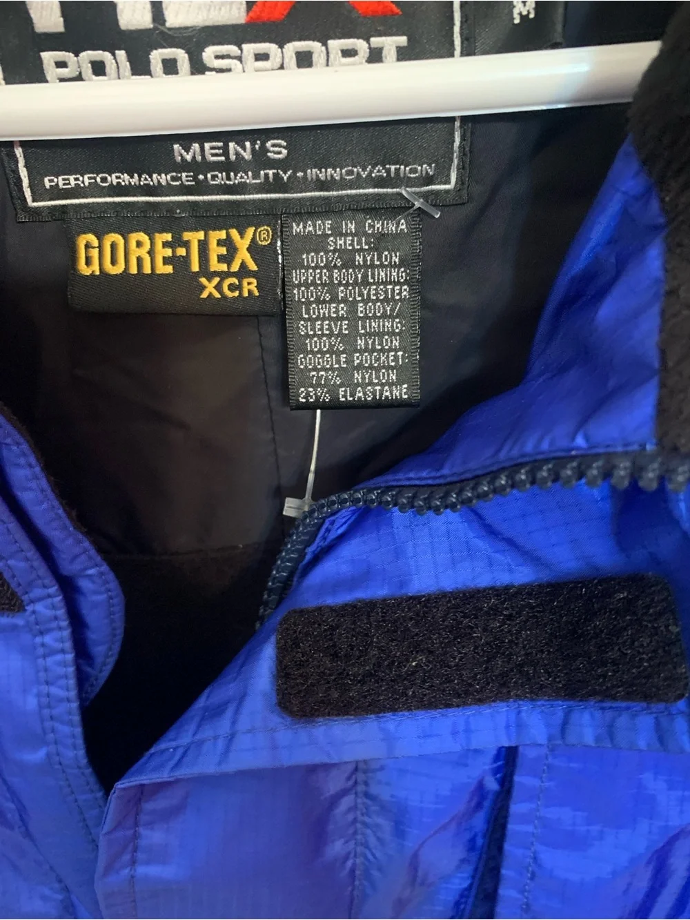 Polo by Ralph Lauren RLX Men's Royal Blue Performance Jacket